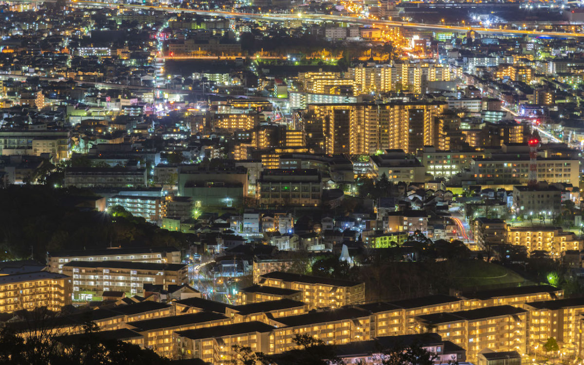 大阪府池田市にある五月山からの夜景スポットをご紹介！